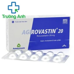 Agirovastin 20 - Thuốc điều trị tăng cholesterol máu của Agimexpharm