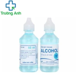 Alcohol 70° - 60ml Bidiphar - Dung dịch sát trùng vết thương ngoài da