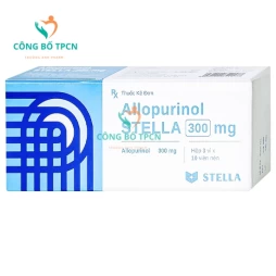 Allopurinol Stella 300mg - Thuốc điều trị sỏi thận hiệu quả