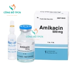 Amikacin 500mg Bidiphar  - Thuốc điều trị nhiễm khuẩn hiệu quả