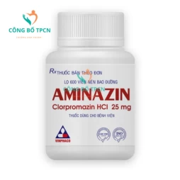 Aminazin 25mg Vinphaco - Thuốc điều trị tâm thần phân liệt
