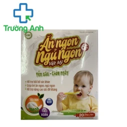 Ăn ngủ ngon Việt Mỹ - Giúp bồi bổ sức khỏe, nâng cao sức đề kháng