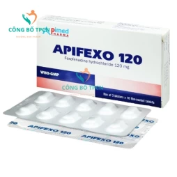 Apifexo 120 - Thuốc điều trị viêm mũi dị ứng, mề đay của Apimed