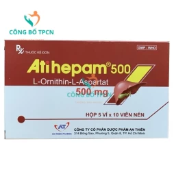 Atihepam 500mg (viên) - Thuốc điều trị các bệnh lý về gan hiệu quả