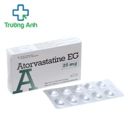 Atorvastatine EG 20mg Pymepharco - Thuốc điều trị tăng cholesterol máu