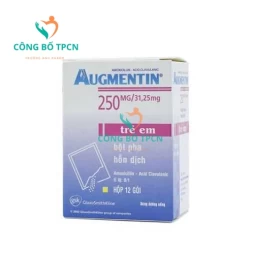Augmentin 250mg/31,25mg - Thuốc điều trị nhiễm khuẩn hiệu quả