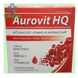 Aurovit HQ - Bổ sung sắt, vitamin và khoáng chất cho cơ thể
