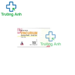 Vincurium 25mg/2,5ml Vinphaco - Thuốc gây mê đường hô hấp