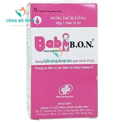 Babi B.O.N 12ml OPV - Thuốc phòng ngừa thiếu hụt Viatmin D