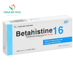 Betahistine 16 DHG - Điều trị chứng chóng mặt, ù tai, mất thính lực