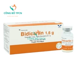 Bidicarlin 1,6g - Thuốc điều trị nhiễm khuẩn hiệu quả của Bidiphar