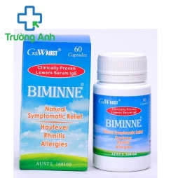 Biminne - Hỗ trợ điều trị viêm xoang, viêm mũi dị ứng hiệu quả