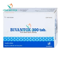 Bivantox 300 tab Pharbaco - Thuốc điều trị các biến chứng thần kinh