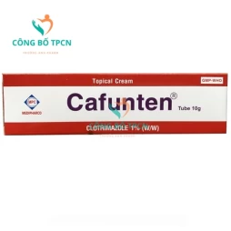 Cafunten 1% 10g - Thuốc điều trị nhiễm nấm hiệu quả (10 hộp)