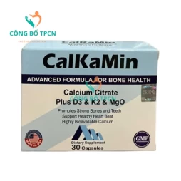 Calkamin - Giúp bổ sung dưỡng chất, giúp xương răng chắc khỏe