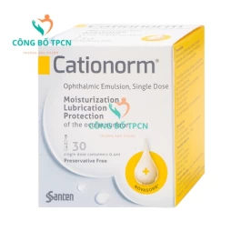 Cationorm - Giúp bảo vệ, ngăn ngừa tình trạng mất nước ở mắt
