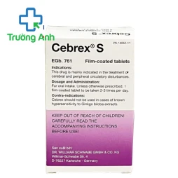 Cebrex S 80mg Dr.Willmar Schwabe - Thuốc tăng cường chức năng não