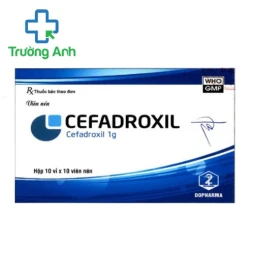 Cefadroxil 1g Dopharma - Điều trị nhiễm khuẩn thể nhẹ và vừa
