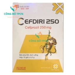 Cefdiri 250 Medisun - Thuốc điều trị bệnh nhiễm khuẩn hiệu quả