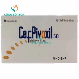 Cefpivoxil 50 Hataphar - Thuốc điều trị nhiễm khuẩn hiệu quả
