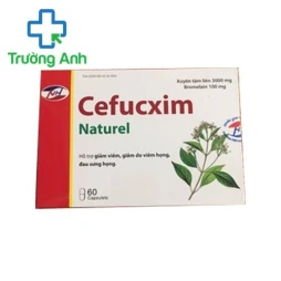 Cảm cúm Cefucxim Naturel - Giúp giảm đau rát họng, nâng cao sức đề kháng