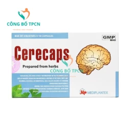 Cerecaps - Thuốc hỗ trợ cải thiện tuần hoàn máu