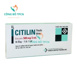 Citilin 500mg/2ml - Thuốc điều trị bệnh não cấp tính hiệu quả của Korea