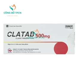 Clatab 500mg - Thuốc điều trị bệnh nhiễm khuẩn của TW Mediplantex