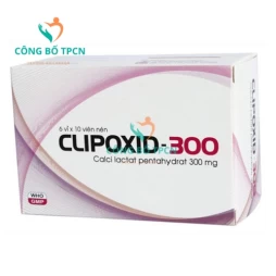 Clipoxid-300 - Thuốc bổ sung Calci cho xương chắc khỏe