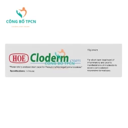 HOE Cloderm cream 15g - Thuốc điều trị bệnh da liễu hiệu quả