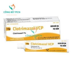 Clotrimazol VCP 1% 15g - Thuốc điều trị nhiễm nấm ngoài da (10 hộp)