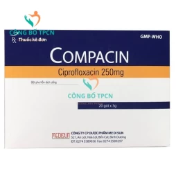 Compacin 250mg Medisun - Thuốc điều trị nhiễm khuẩn hiệu quả