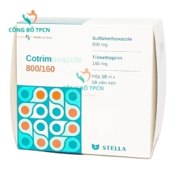 Cotrimoxazole 800/160 Stella - Thuốc điều trị bệnh nhiễm khuẩn