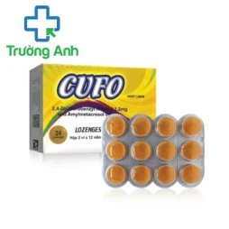Cufo Lozenges (Honey Lemon) - Viên ngậm giảm ho, giảm đau rát họng hiệu quả