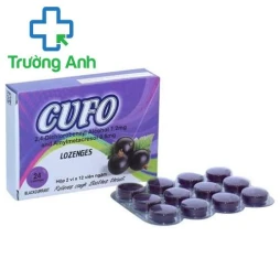 Cufo Lozenges (Black currant) - Viên ngậm giảm ho, giảm đau rát họng hiệu quả