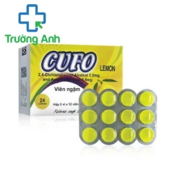 Cufo Lozenges (Lemon) - Viên ngậm trị ho, giảm đau rát họng của Ấn Độ