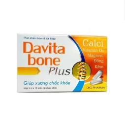 Davita Bone Plus -  Bổ sung calci, vitamin D và chất khoáng