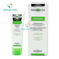 Dermacos Anti-Acne Matting Cream 50ml - Kem dưỡng da và giảm mụn hiệu quả