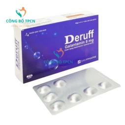 Deruff 8mg Davipharm - Điều trị triệu chứng sa sút trí tuệ