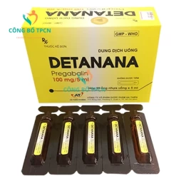 Detanana 100mg/5ml - Thuốc điều trị động kinh cục bộ hiệu quả của An Thiên