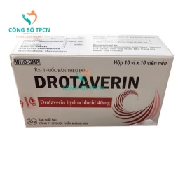 Drotaverin 40mg Khapharco - Thuốc điều trị co thắt cơ trơn hiệu quả