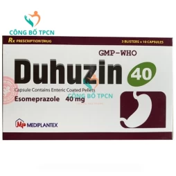 Duhuzin 40mg - Thuốc điều trị viêm loét dạ dày, tá tràng hiệu quả của Mediplantex