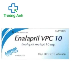 Enalapril VPC 10 - Thuốc điều trị tăng huyết áp hiệu quả