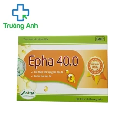 Epha 40.0 - Hỗ trợ làm đẹp da, cải thiện tình trạng lão hóa da