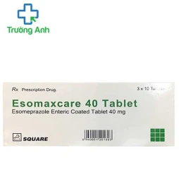 Esomaxcare 40 Tablet Square -  Thuốc trị bệnh trào ngược dạ dày-thực quản 