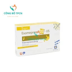 Esomeprazol 20-US - Thuốc điều trị bệnh trào ngược dạ dày hiệu quả