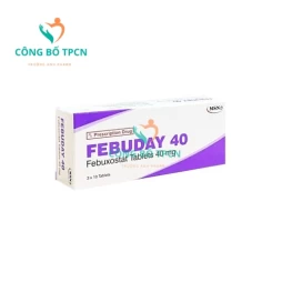 Febuday 40 - Thuốc điều trị tăng axit uric máu ở người bị gout