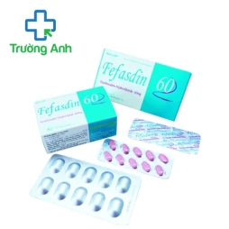 Fefasdin 60mg Khapharco - Thuốc điều trị viêm mũi dị ứng hiệu quả