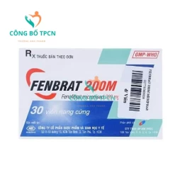 Fenbrat 200M Mebiphar - Thuốc điều trị tăng cholesterol