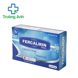 Fercalmin forte - Giúp bổ sung canxi cho cơ thể, hỗ trợ điều trị táo bón